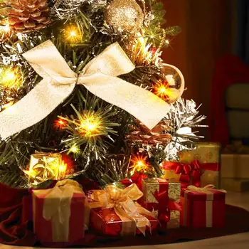 40 Tabuľka LED Vianočný Stromček Nočného Dekorácie Svetla Borovice Mini Vianočný Strom Dekorácie Vianoce Nový Rok Darček