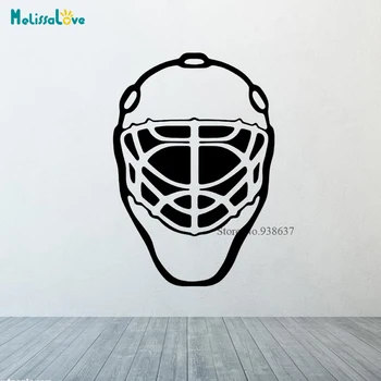 Hokejové prilby korčuliarov sporter športový múr kotúča, stena nálepky steny v obývacej izbe dekor doprava zadarmo Domova CL320