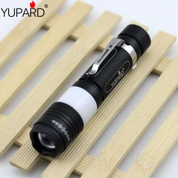 YUPARD 18650 nabíjateľná batéria focus camping T6 LED svietidlo zoomovateľnom svetlé Baterku, USB nabíjanie baterky