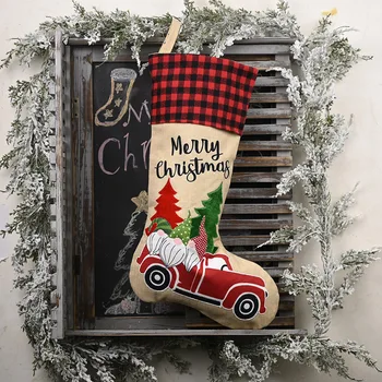 2021Christmas Darčeková Taška Osadenie pre Domáce Navidad Ponožky Natal Strom Dekorácie Noel Vianočné Závesné Prívesok Bag Drop Ornament Popruh