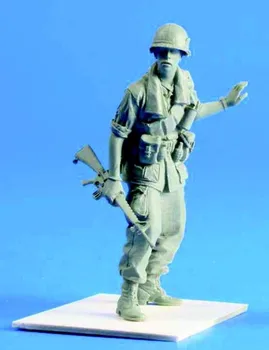 1/35 rozsahu AMERICKÝ vojak (dobrý detail) miniatúry Živice Model Auta obrázok Doprava Zadarmo