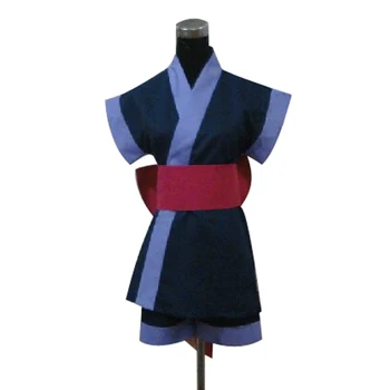 Ruróni Kenšin Samuraj X: Dôvery a Zrady Kunoichi Makimachi Misao Okashira Kimono Cosplay Kostým F008
