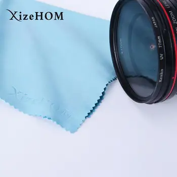 XizeHOM 40*40 cm Veľké Mikrovlákna Okuliare Handričkou na Okuliare Okuliare Špecifikácie Čistiaca Handrička na Okuliare Black Čistý Objektív handričkou