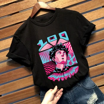 Dav Psycho 100 T Shirt Mužov Zábavné Topy HTees Harajuku Unisex Anime T-shirt Mužské Tričko