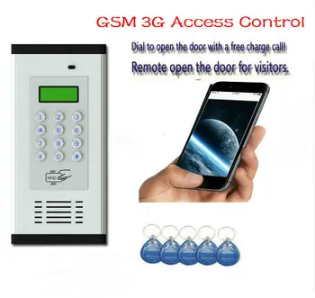 SmartYIBA 3G Access Control Systém Phone Remote Audio Interkom RFID Čítačka Kariet Keyboad Pre Elektronické Dvere, Brány CCTV Kamery
