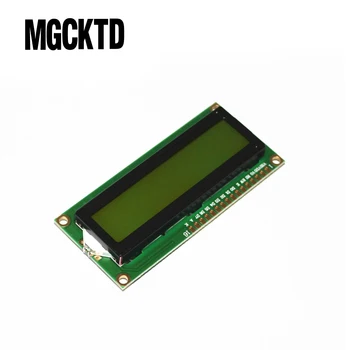 5 ks/veľa 1602 LCD 16*2 Znakov LCD Modul Zobrazenie/LCM s Žltá Zelená
