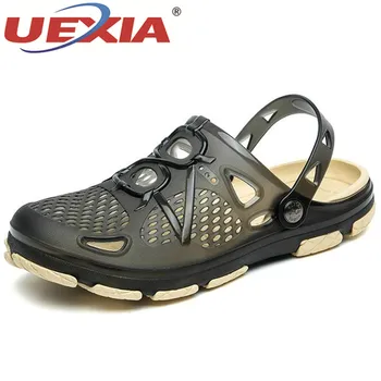 UEXIA 2020 Papuče Mužov Bytov Topánky Sandále Priedušná Bežné Vonkajšie Byty Flip Flops Non-Slip Pláž Veľká Veľkosť Módnu Obuv