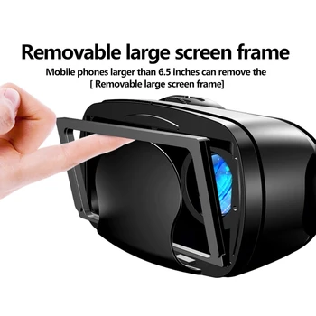 VRG Pro 3D VR Okuliare Virtuálnej Reality Full Sn Visual širokouhlý VR Okuliare pre 5 až 7 Palcový Smartphone Okuliare Zariadenia