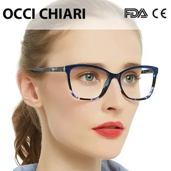 OCCI CHIARO Multifokálne Anti Blue Ray Okuliare na Čítanie Ženy Diopter Okuliare Progresívne Okuliare Čitateľa+1.0+1.5+2.0+2.5+3.0+3.5