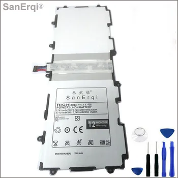 SanErqi Top Značky Batérie Pre Samsung Galaxy Note 10.1 N8000 N8010 Tab 2 P5100 P5110 P7500 P7510 SP3676B1A (1S2P )