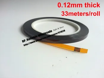 230mm*33M* 0.12 mm hrubé, Tepla Vydržať Polyimidové Fólie pásky vhodné pre Elektrické, Izolácia