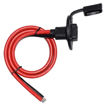 10AWG SAE Kábel 2 Pin Rýchle Odpojenie Automobilový Panel Predlžovací Kábel Otvory pre Skrutky pre Solárne Panely Battrey Motocykle Batérie
