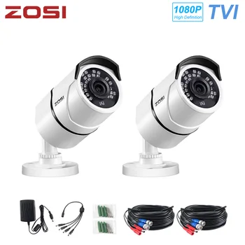 ZOSI HD TVI 1080P 2MP CCTV Kamerové Bullet Analógový s Nepremokavé Nočné Videnie pre Vonkajšie Home Video Dohľad
