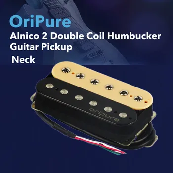OriPure Vintage Alnico 2 Humbucker Pickup Double Cievka Elektrická Gitara Krku Vyzdvihnutie Zebra Farba Gitarové Časti ,Silný Zvuk