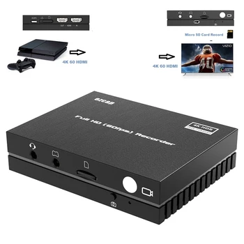 Ezcap274 4K 60hz HDR Loop Out HDMI Video Capture Doska 1080P 60fps Nahrávanie Pole Hra Záznamník pre PS4 Switch,Vstup pre Mikrofón