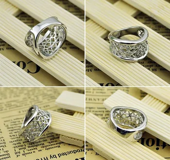 925 sterling silver krúžok žien oka dizajn, pevné strieborné prstene lady popular šperky, strieborné krúžok Valentína súčasnosti bijoux
