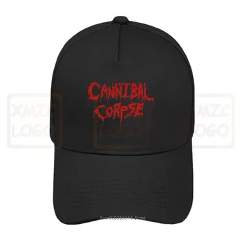 Kanibal Mŕtvola Logo Biele Šiltovky Death Metal Grindcore Chris Barnes Nekrológ Šiltovku Klobúky Ženy Muži