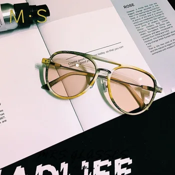MS Čítanie Mužov Okuliare Retro Móda Presbyopia Okuliare Krátkozrakého Objektív Rám oculos de grau Pre Ženy