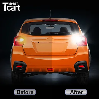 Tcart T15 W16W led Zadnej strane Lampa zálohovať Svetlá Pre Subaru XV 2013 2016 2017 bez Chýb led Automatické Svetlá príslušenstvo