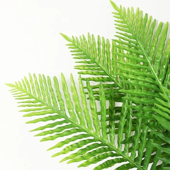 80 cm Tropické Palmové Listy Umelé Papradie Rastliny Veľké Falošné Trávy, Plastové Persia Leafs Palma Pobočiek na Jeseň Domova