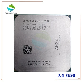 AMD Athlon II X4 650 3.2 GHz Duad-Core CPU Procesor X4-650 ADX650WFK42GM Socket AM3 Predávať X4 630/X4 635/X4 640/X4 645