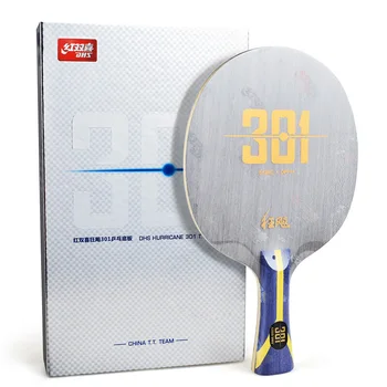 DHS Hurikán 301 (H301) Stolný Tenis Kotúča (pre Čínu T. T. Tím) Arylate Uhlíka ALC Raketa príkaz Ping Pong Bat Pádlo