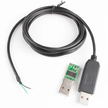 USB na 3Pin RS232 koncami kábel ftdi chipset TX RX pinoutom 24 awg rs232 konvertor kábel montáž Elektroinštalácie Typy Kábel