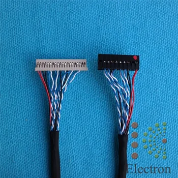 DF14-20-D8 20kolíkový Jednotného 8 bitov 0,5 mm LVDS Kábel pre LCD Radič Panel 5 ks/veľa