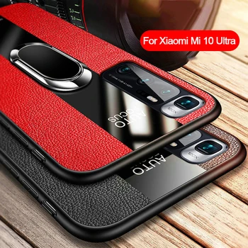 Pre Xiao Mi 10 Ultra Prípade Mi Poznámka 10 Lite Pro Redmi Poznámka 9 9S 9A 8 Pro Prípade Luxusné Kožené Plnú Ochranu Mäkké Zadný Kryt