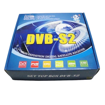 Digitálne Video Set-Top Box DVB S2 S USB TV stick Tuner pre DVB-S2/DVB-S HD satelitný TV Prijímač kompatibilný Mpeg-4,Doprava Zdarma