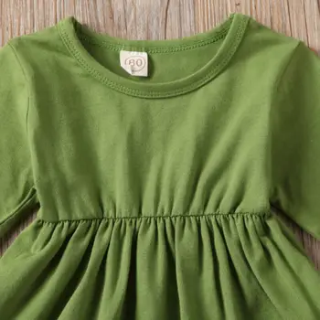 Pudcoco NÁS Skladom 1-5 Rokov Boutique Deti Baby Girl Kvetinové Šaty Nastaviť Petal Hornej Rukáv T-shirt Dress Leginy Nohavice Oblečenie UK