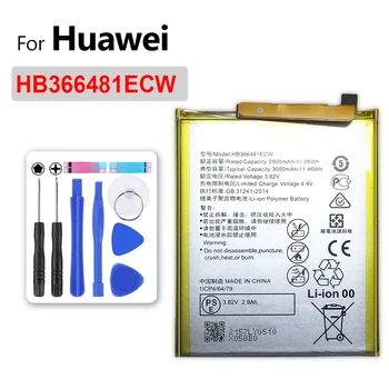 HB366481ECW Pre Huawei p9 /p9 lite p9lite Honor8 p10 lite y6 II p8 lite 2017 p20 lite česť 5C honor5c Ascend P9 batérie