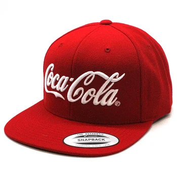 Gorra Coca Cola FLEXFIT Snapback farba rojo ajustable, talla adulto