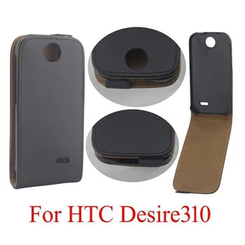 Vertikálne PU Kože Flip Prípade Fundas Capa Pre HTC Desire 310 Kryt Hore-Dole Otvoriť kože, puzdro na Mobilný Telefón Tašky