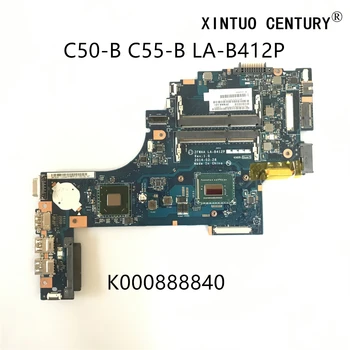 K000888840 LA-B412P Pre Toshiba Satellite C50-B C55-B Notebook Doska S SR0N9 i3-3217 ZFWAA testované práca