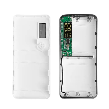 3 Porty USB 5x 18650 DIY Prenosné Batérie Držiak na LCD Displeji Power Bank Prípade Box