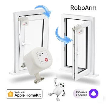 Inteligentné okno otvárač-inteligentné okno otvárač. Roboarm-Alice, Siri, Apple HomeKit, smart home