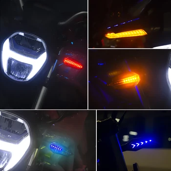 Clignotant Moto LED Zase Signál Motocykel Tečúcej Vody, Blikajúce Svetlá Pre aprilia rsv4 rf bmw r1100s honda forza yamaha mt09