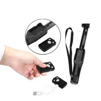Yunteng YT 1288 Rozšíriteľný Selfie Stick s Bluetooth Diaľkové Spúšte Smartphony Klip Monopod