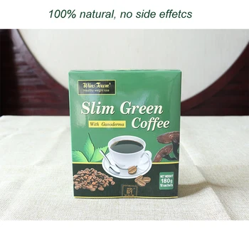 18 Teabags Slim Zelenej Kávy s Ganoderma Kontrole Hmotnosti Detoxikačný Čaj na chudnutie Chudnutie Spaľovanie Tukov na Zdravie Čaj Tabletky na chudnutie