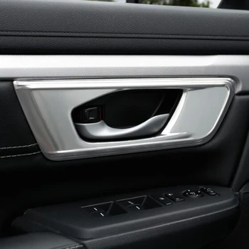 Nerezová Oceľ Pre Honda CR-V CRV 2017 2018 Príslušenstvo Auto Vnútorné Dvere Miska Chránič Rám Panel Kryt Výbava Auta Styling 4Pcs