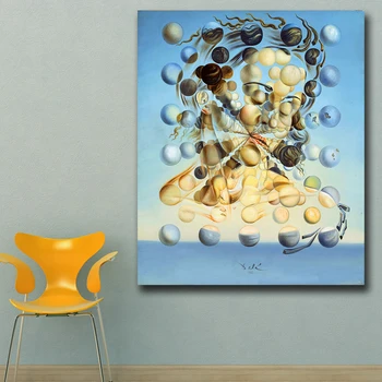 Salvador Dali Ilustrovaných Umelecké Plátno na Maľovanie na Stenu Obrázok pre Obývacia Izba Moderné Domáce Dekorácie olejomaľba na Plátne, bez rámu