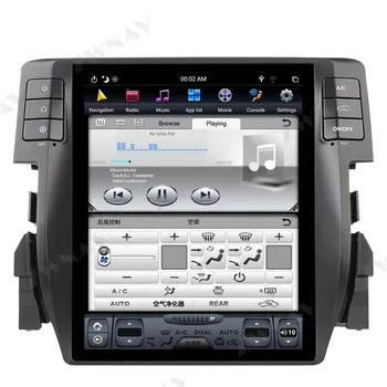 Vertikálne obrazovke Tesla Štýl Android 10 stereo Auto multimediálny Prehrávač Pre Honda Civic 4G128 rádio magnetofón GPS vedúci jednotky