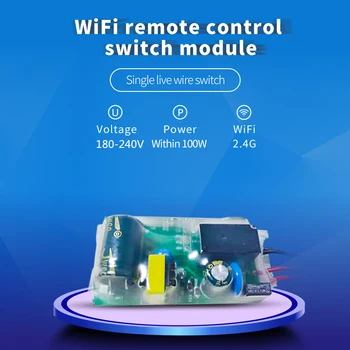 1 Ks EWelink WiFi Light Switch Modul sa Dotknete Tlačidla 180-240V S Capacitance Pracovať S Alexa Domovská stránka Google Smart Home