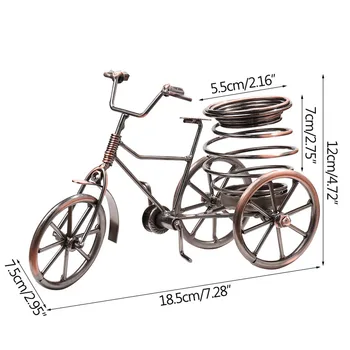 Kreatívne Ručné Koleso Model Železa Bicykli Figúrky Držiak Na Pero Stolové Dekorácie, Ozdoby Retro Remesiel Miniatúrny Model Dary