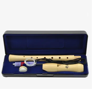 Drevené 8 otvor nemecký British flauta dreva klarinet 1pc