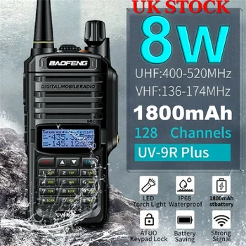 Baofeng UV-9R plus walkie-talkie 10W 20 km obojsmerná rádiová CB lov ham rádio UV 9R Plus vysokofrekvenčný vysielač vysielač