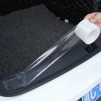 Univerzálny DIY Auto Nálepky, Chránič Pásu Fólie Transparentné Nano Suchý zips, Automatické Dvere Okraji Strane Stráže protizrážkové Šúchať Ochrany