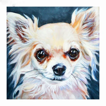 Plné Námestie Diamond Maľovanie Chihuahua psa 5d Diy Diamond Výšivky Predaj Mozaiky Obrazu Kamienkami Vianočné Darčeky Z542