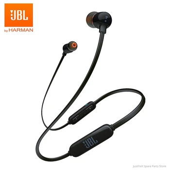 Nový JBL T110BT Bezdrôtové Bluetooth Slúchadlá Športové Bežecké Basy Zvuk Magnetické Headset 3-Tlačidlo Remote S Mic